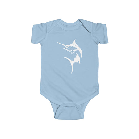 Marlin Baby Bodysuit - Cute Infant Outfit, Sea Lover Gift, Baby Shower Present, Nautical Theme Fashion, Summer Beach Wear - Get Tight Gear