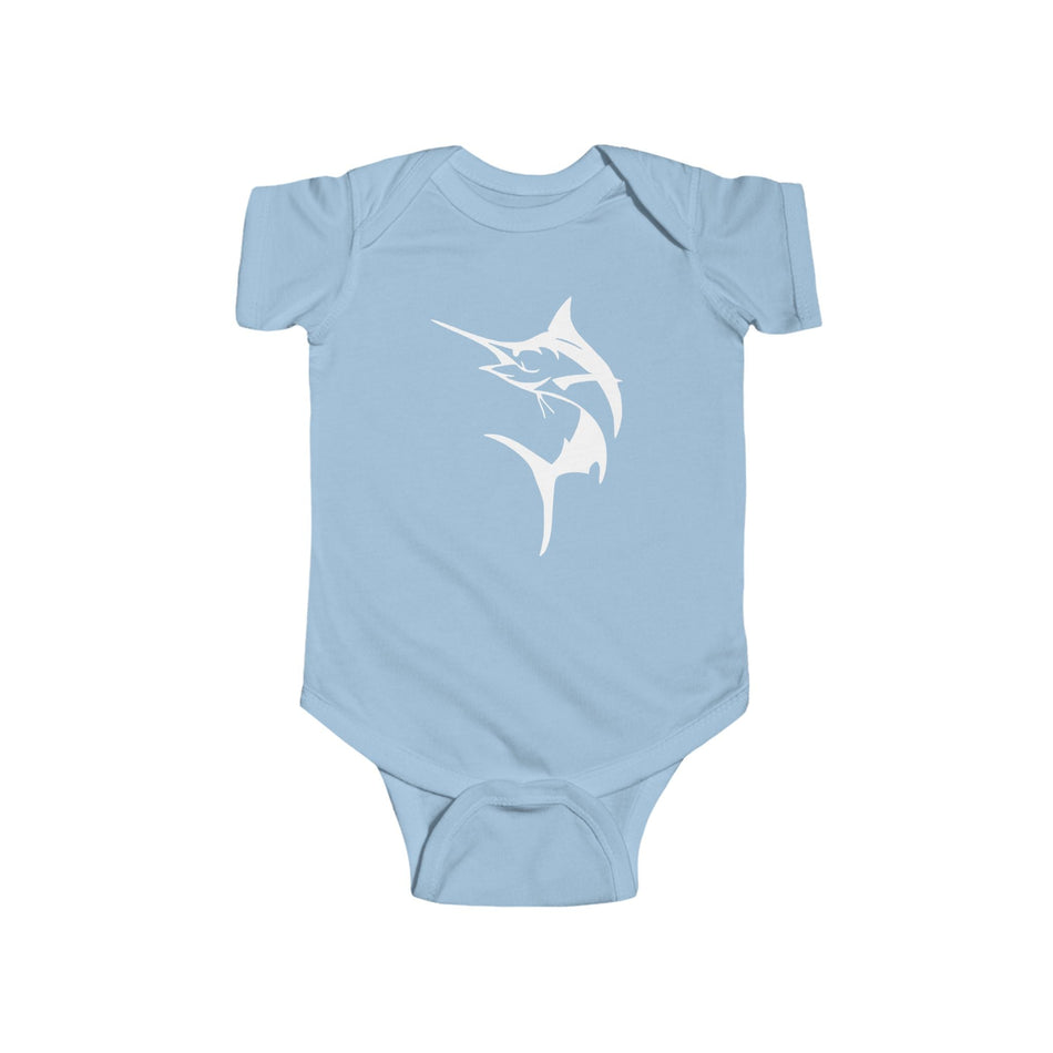 Marlin Baby Bodysuit - Cute Infant Outfit, Sea Lover Gift, Baby Shower Present, Nautical Theme Fashion, Summer Beach Wear - Get Tight Gear