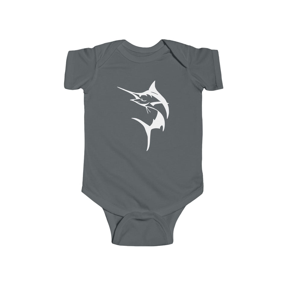 Marlin Baby Bodysuit - Cute Infant Outfit, Sea Lover Gift, Baby Shower Present, Nautical Theme Fashion, Summer Beach Wear - Get Tight Gear