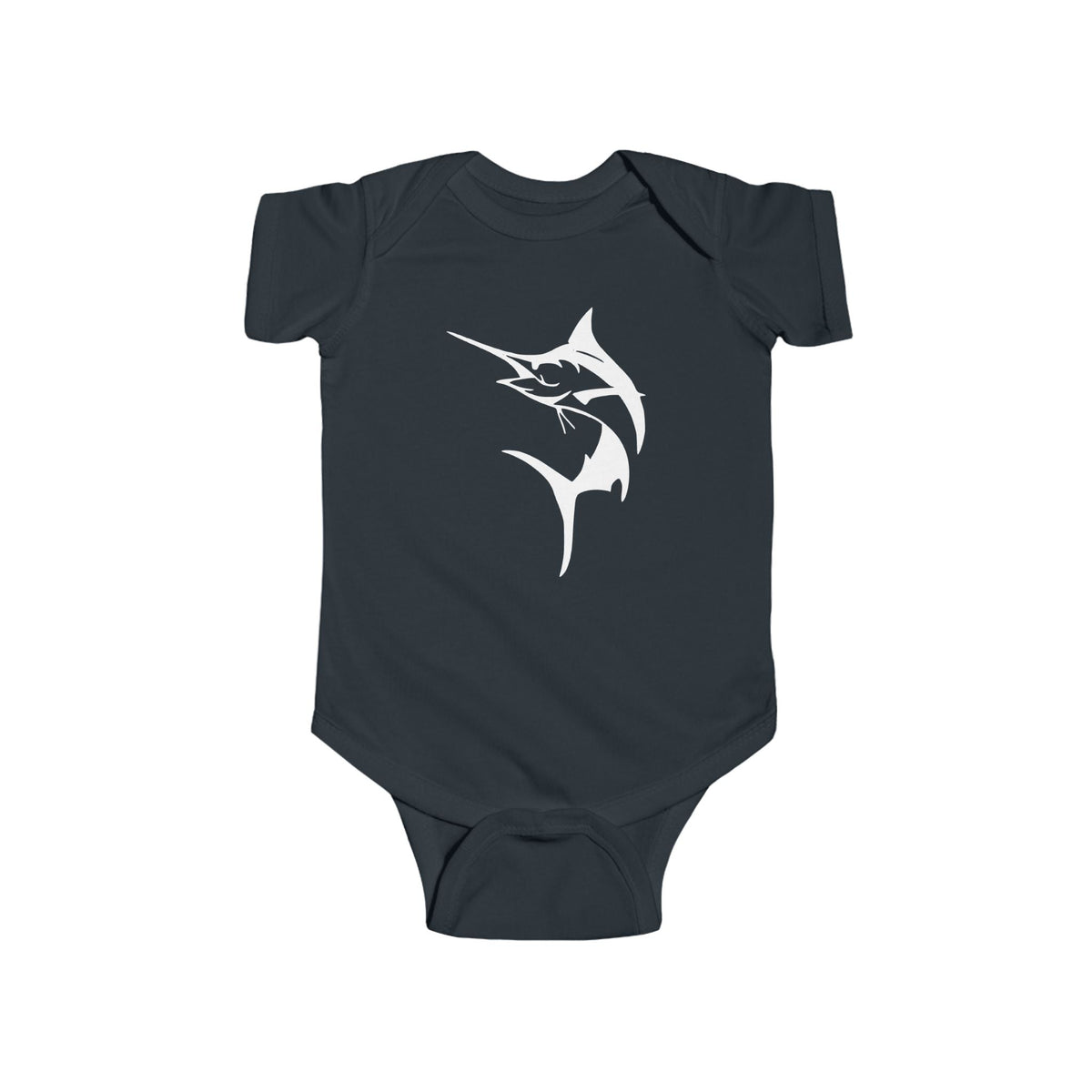 Marlin Baby Bodysuit - Cute Infant Outfit, Sea Lover Gift, Baby Shower Present, Nautical Theme Fashion, Summer Beach Wear - Get Tight Gear