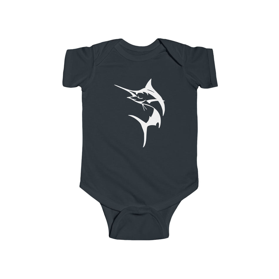 Marlin Baby Bodysuit - Cute Infant Outfit, Sea Lover Gift, Baby Shower Present, Nautical Theme Fashion, Summer Beach Wear - Get Tight Gear