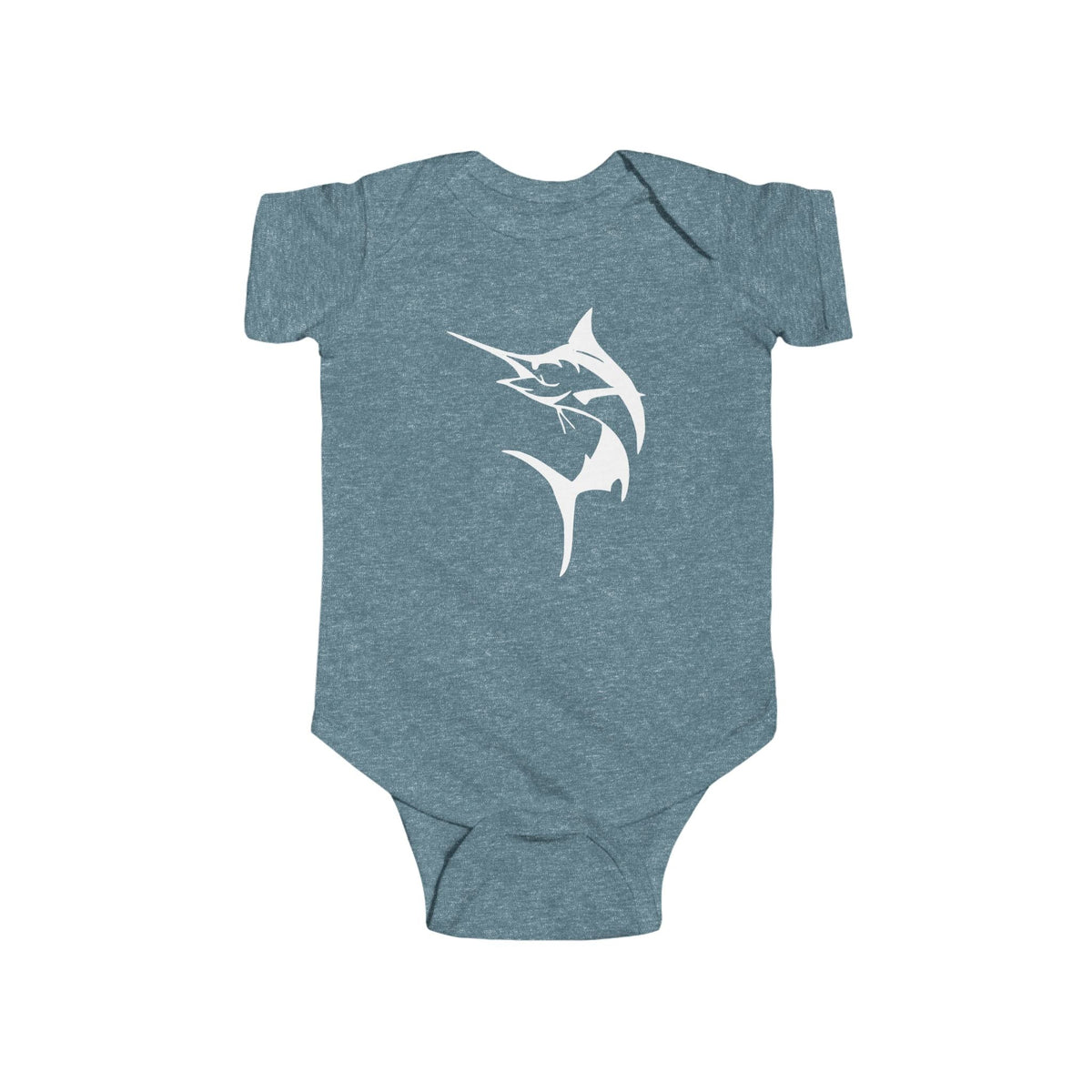 Marlin Baby Bodysuit - Cute Infant Outfit, Sea Lover Gift, Baby Shower Present, Nautical Theme Fashion, Summer Beach Wear - Get Tight Gear