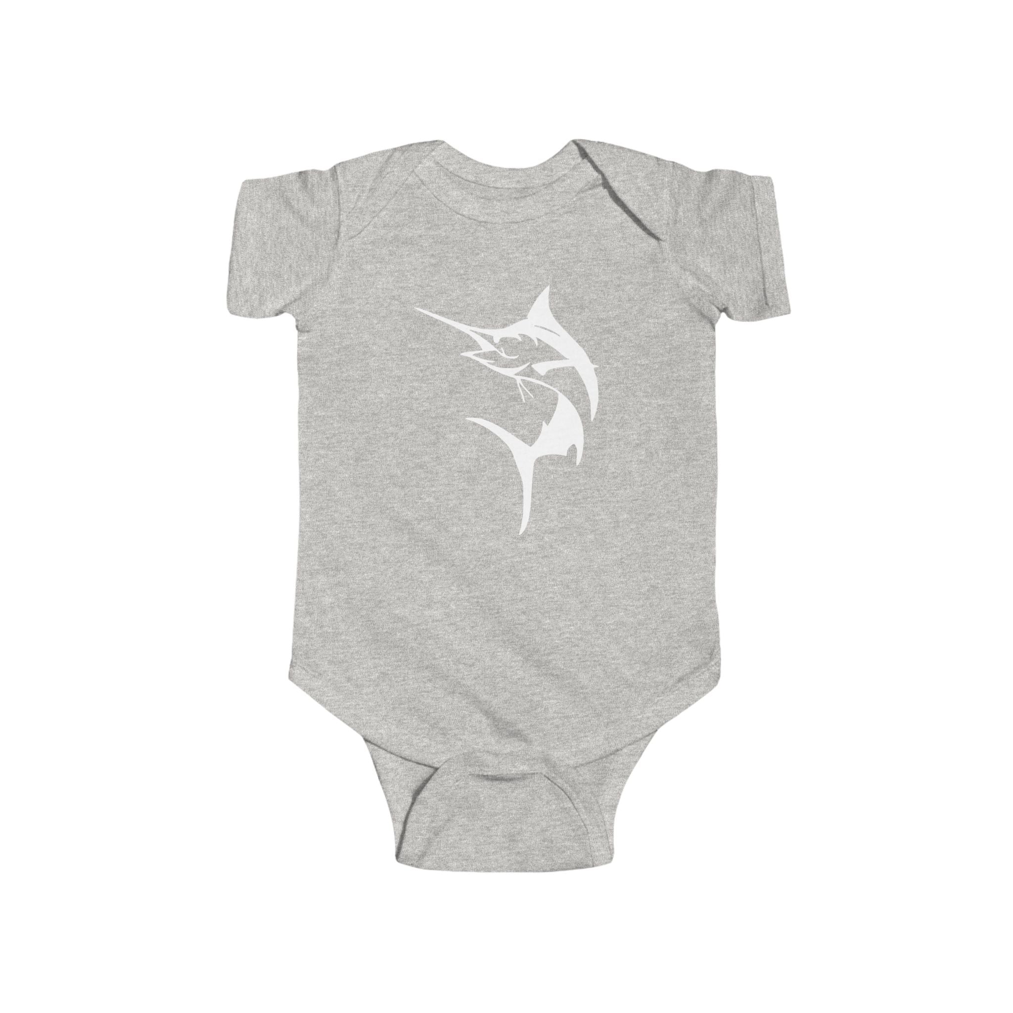 Marlin Baby Bodysuit - Cute Infant Outfit, Sea Lover Gift, Baby Shower Present, Nautical Theme Fashion, Summer Beach Wear - Get Tight Gear