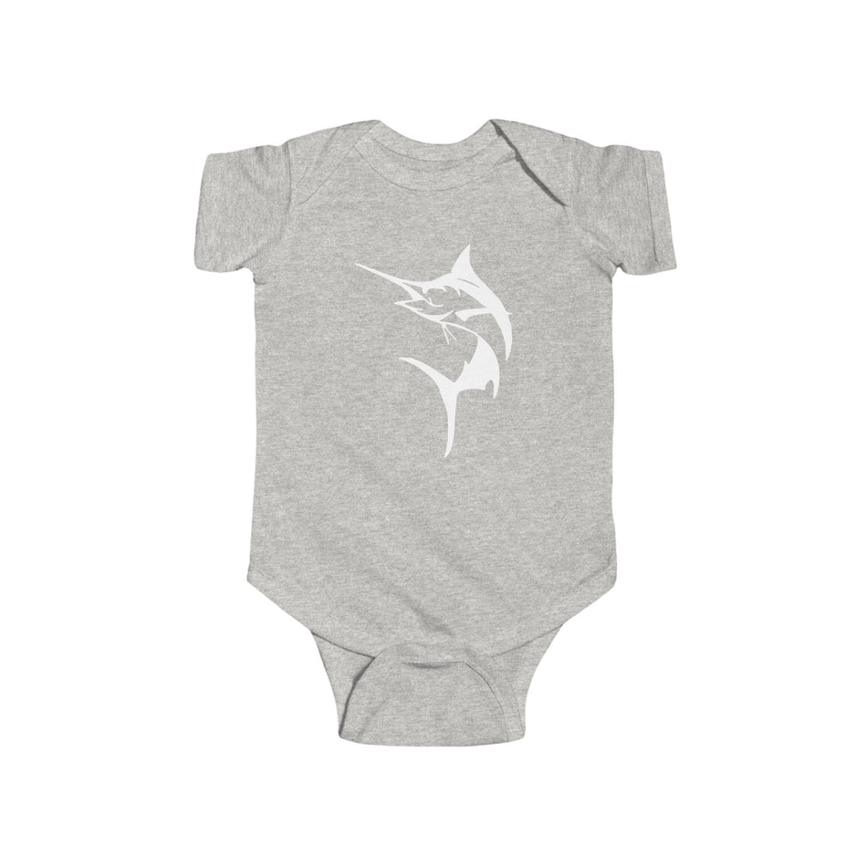 Marlin Baby Bodysuit - Cute Infant Outfit, Sea Lover Gift, Baby Shower Present, Nautical Theme Fashion, Summer Beach Wear - Get Tight Gear