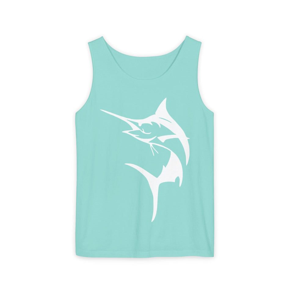 Marlin Fishing Tank Top - Unisex Beachwear, Summer Shirt, Gift for Fishermen, Ocean Lover Apparel, Casual Layering Piece - Get Tight Gear