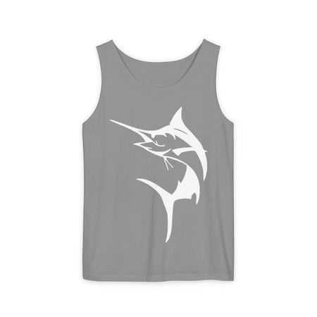 Marlin Fishing Tank Top - Unisex Beachwear, Summer Shirt, Gift for Fishermen, Ocean Lover Apparel, Casual Layering Piece - Get Tight Gear