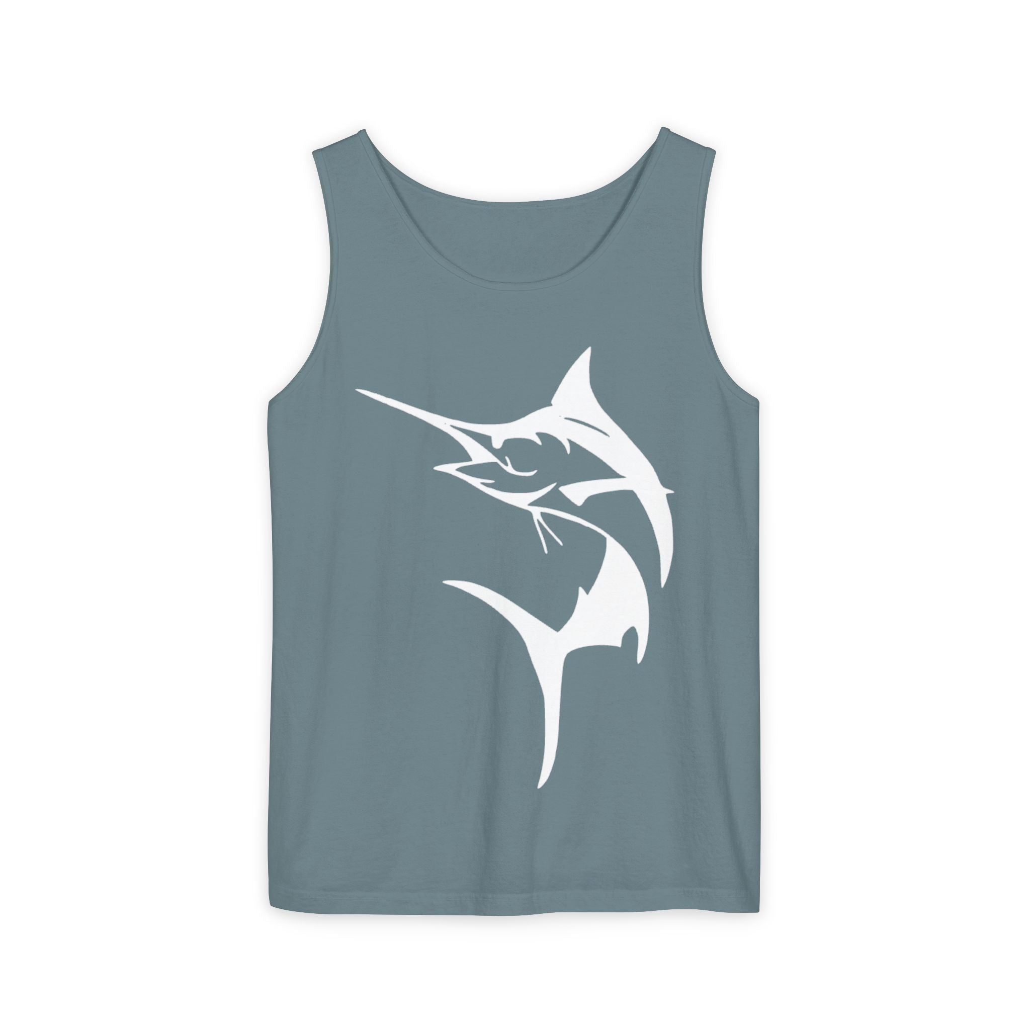Marlin Fishing Tank Top - Unisex Beachwear, Summer Shirt, Gift for Fishermen, Ocean Lover Apparel, Casual Layering Piece - Get Tight Gear