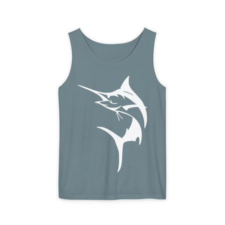 Marlin Fishing Tank Top - Unisex Beachwear, Summer Shirt, Gift for Fishermen, Ocean Lover Apparel, Casual Layering Piece - Get Tight Gear