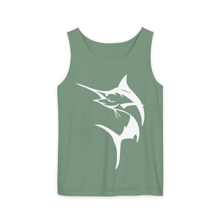 Marlin Fishing Tank Top - Unisex Beachwear, Summer Shirt, Gift for Fishermen, Ocean Lover Apparel, Casual Layering Piece - Get Tight Gear