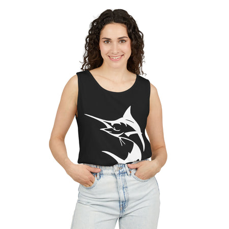 Marlin Fishing Tank Top - Unisex Beachwear, Summer Shirt, Gift for Fishermen, Ocean Lover Apparel, Casual Layering Piece - Get Tight Gear