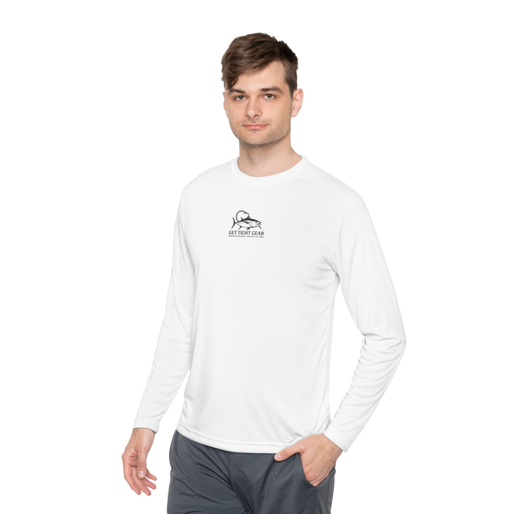 Marlin Release Fishing Flag Unisex Long Sleeve Fishing Tee - Get Tight Gear