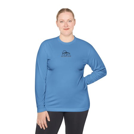 Marlin Release Fishing Flag Unisex Long Sleeve Fishing Tee - Get Tight Gear