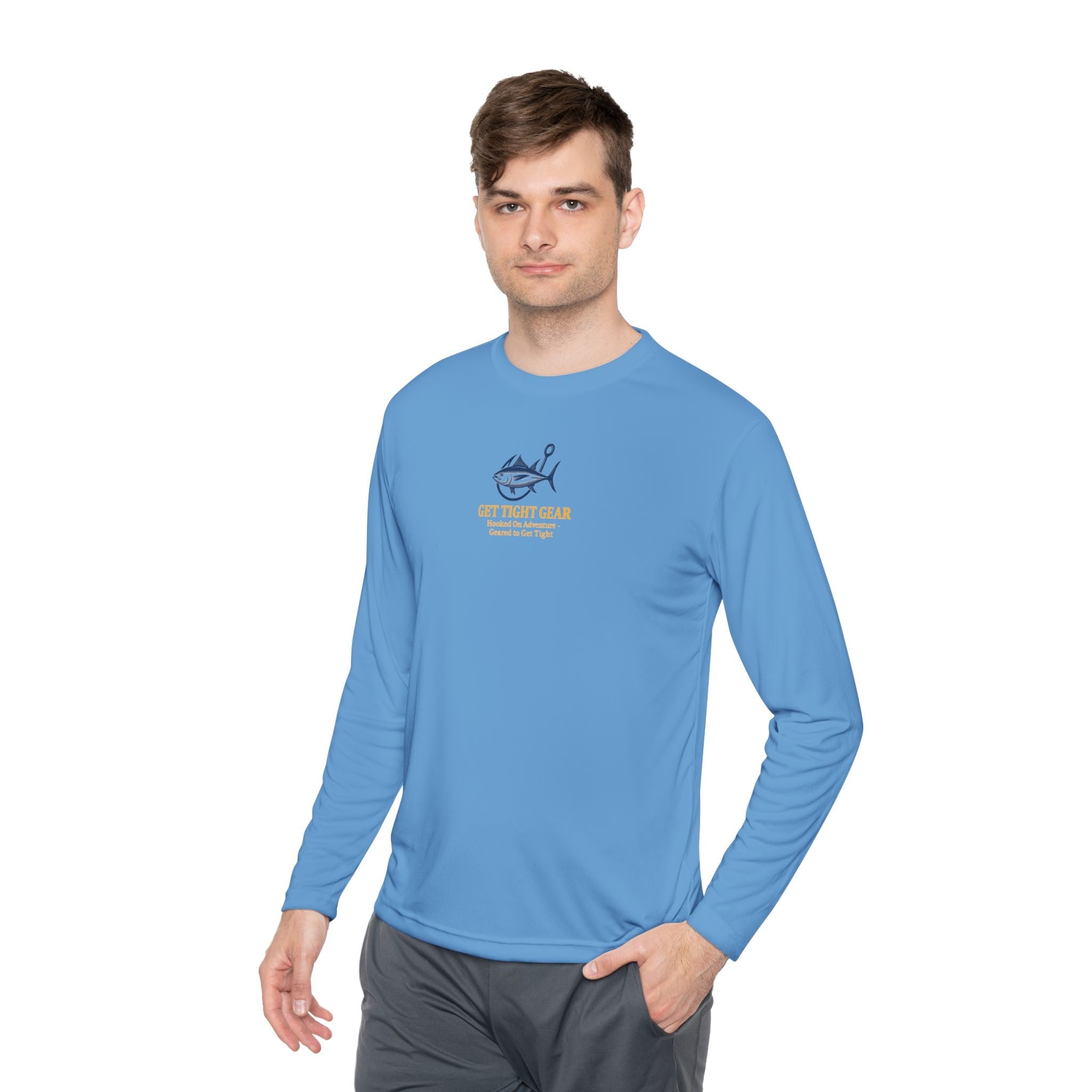 Marlin Release Fishing Flag Unisex Long Sleeve Fishing Tee - Get Tight Gear