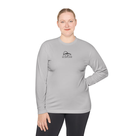 Marlin Release Fishing Flag Unisex Long Sleeve Fishing Tee - Get Tight Gear