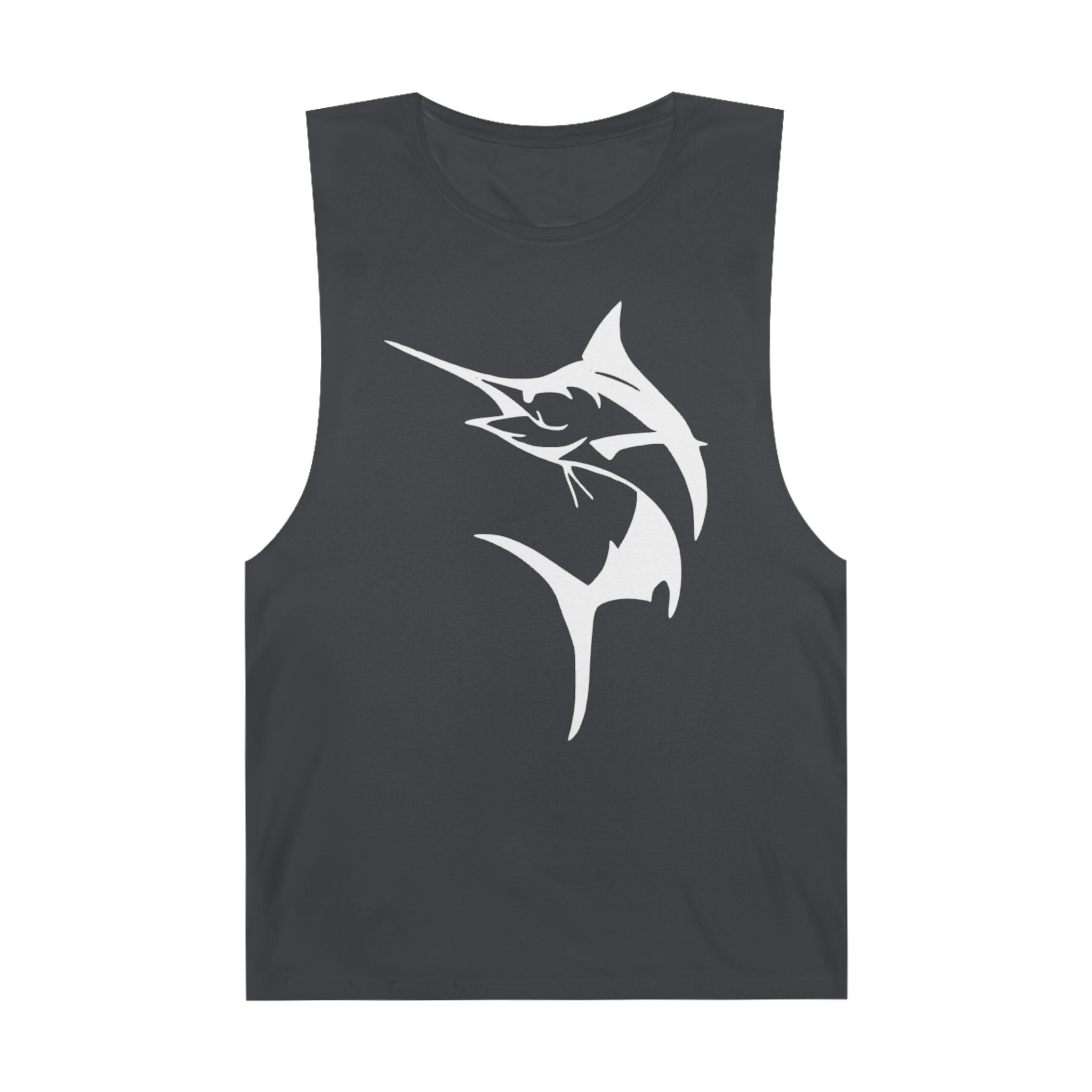 Marlin Unisex Barnard Tank - Vintage Fisherman Style Tee, Perfect for Summer Adventures, Beach Day, Gift for Anglers, Outdoor Fun - Get Tight Gear