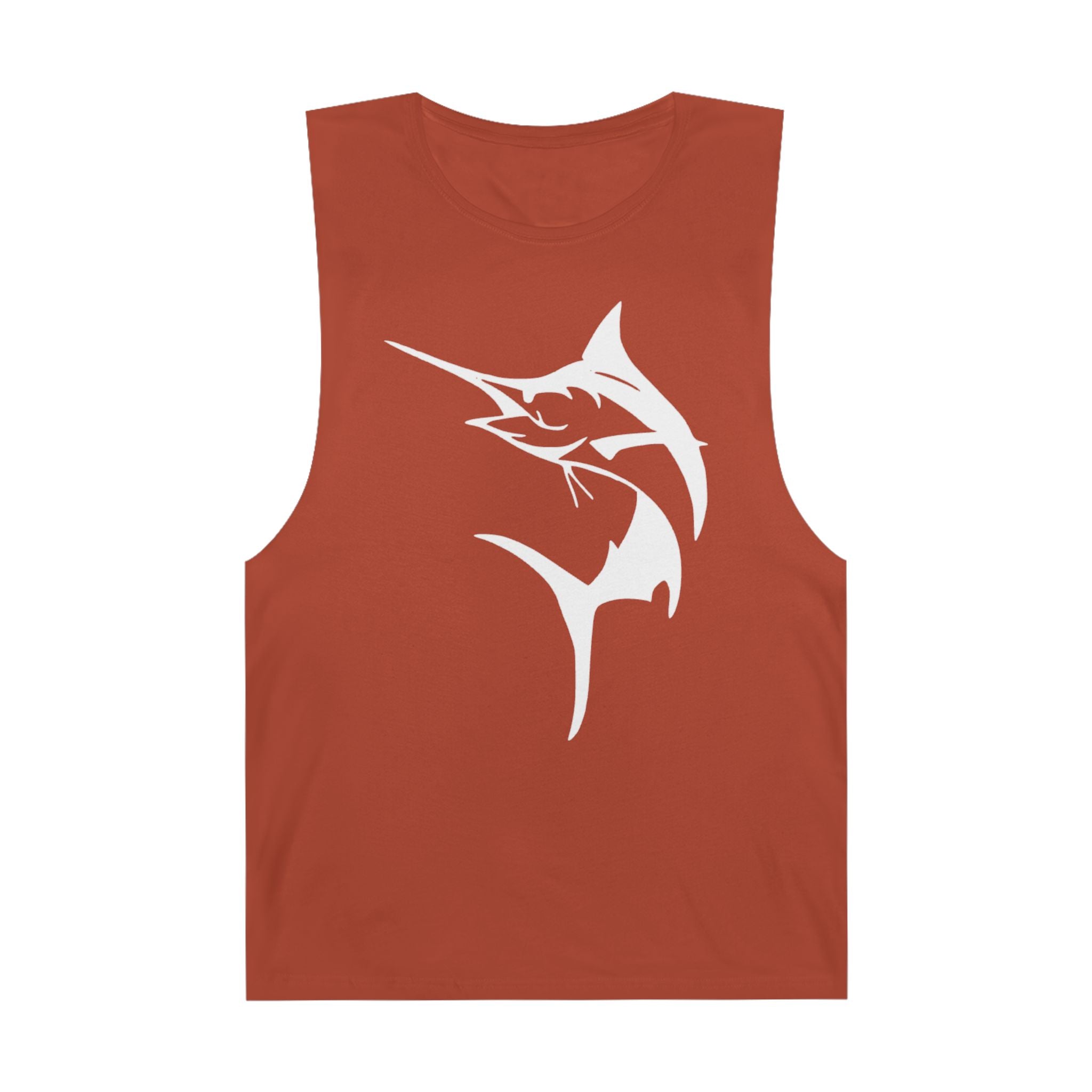 Marlin Unisex Barnard Tank - Vintage Fisherman Style Tee, Perfect for Summer Adventures, Beach Day, Gift for Anglers, Outdoor Fun - Get Tight Gear