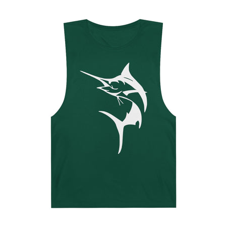 Marlin Unisex Barnard Tank - Vintage Fisherman Style Tee, Perfect for Summer Adventures, Beach Day, Gift for Anglers, Outdoor Fun - Get Tight Gear