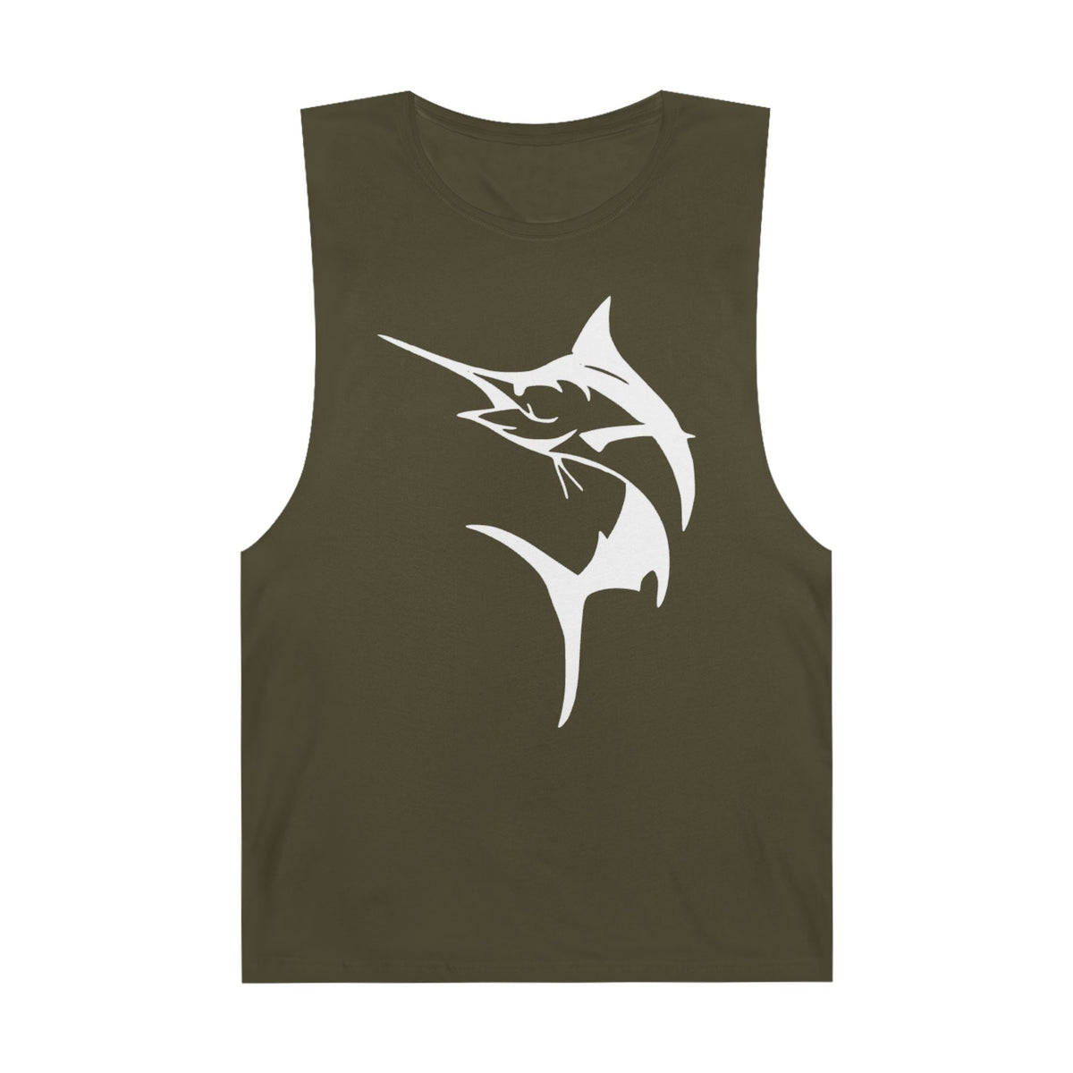 Marlin Unisex Barnard Tank - Vintage Fisherman Style Tee, Perfect for Summer Adventures, Beach Day, Gift for Anglers, Outdoor Fun - Get Tight Gear