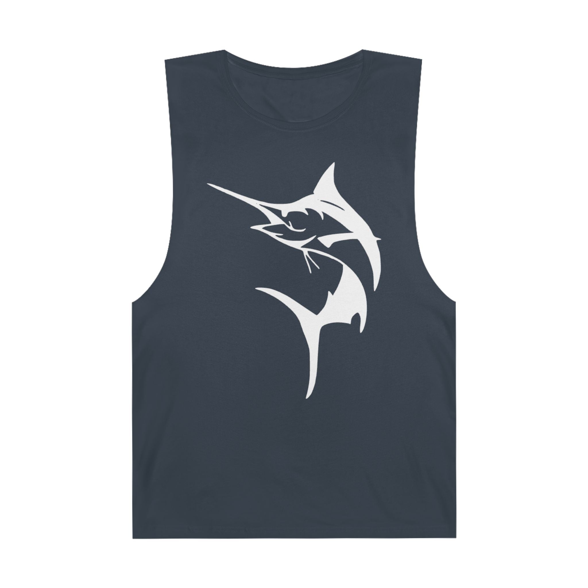 Marlin Unisex Barnard Tank - Vintage Fisherman Style Tee, Perfect for Summer Adventures, Beach Day, Gift for Anglers, Outdoor Fun - Get Tight Gear