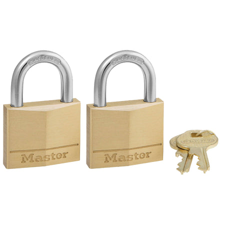 MASTERLOCK PADLOCK 2PK KEYED ALIKE - Get Tight Gear