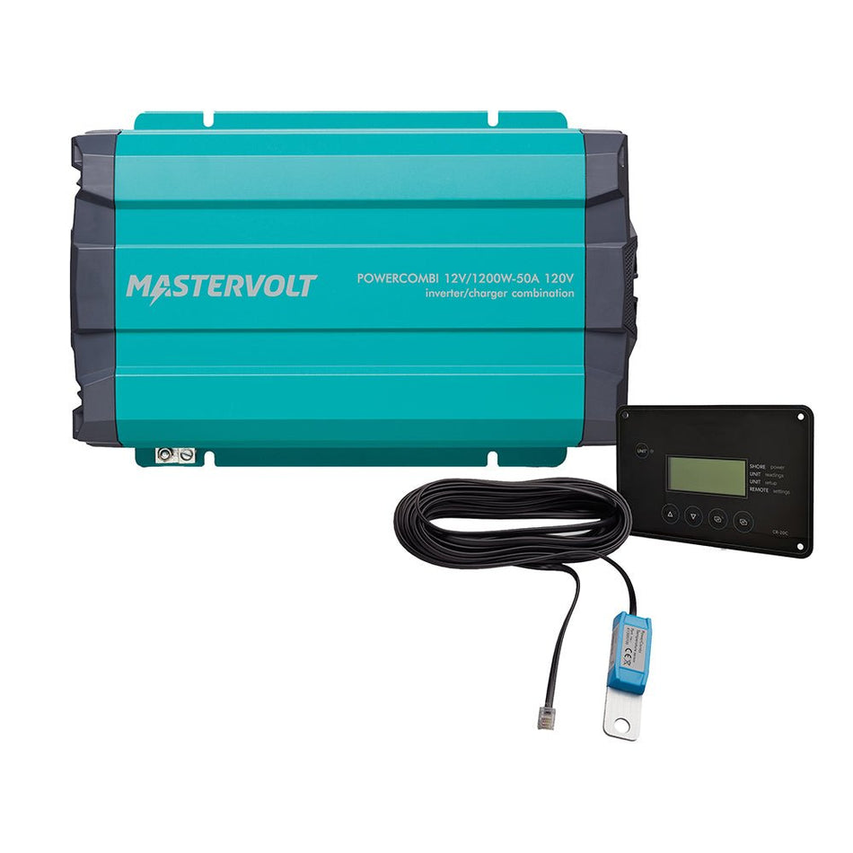 Mastervolt PowerCombi Pure Sine Wave Inverter/Charger - 1200W - 12V - 50A Kit - Get Tight Gear