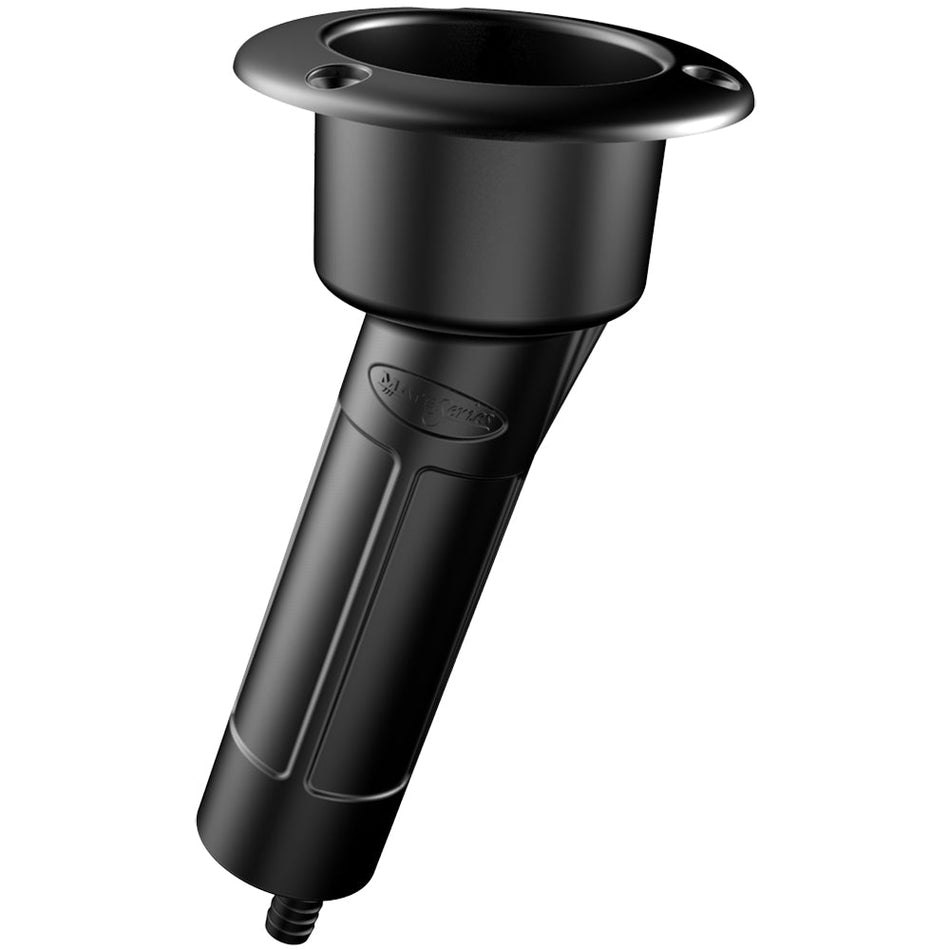 Mate Series Plastic 15 Rod & Cup Holder - Drain - Round Top - Black - Get Tight Gear