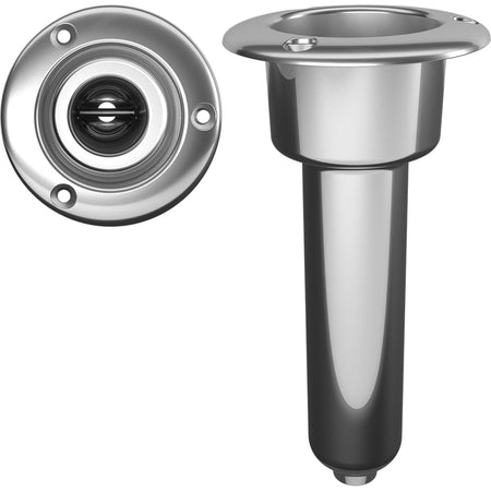 Mate Series Stainless Steel 0 Rod & Cup Holder - Drain - Round Top - Get Tight Gear