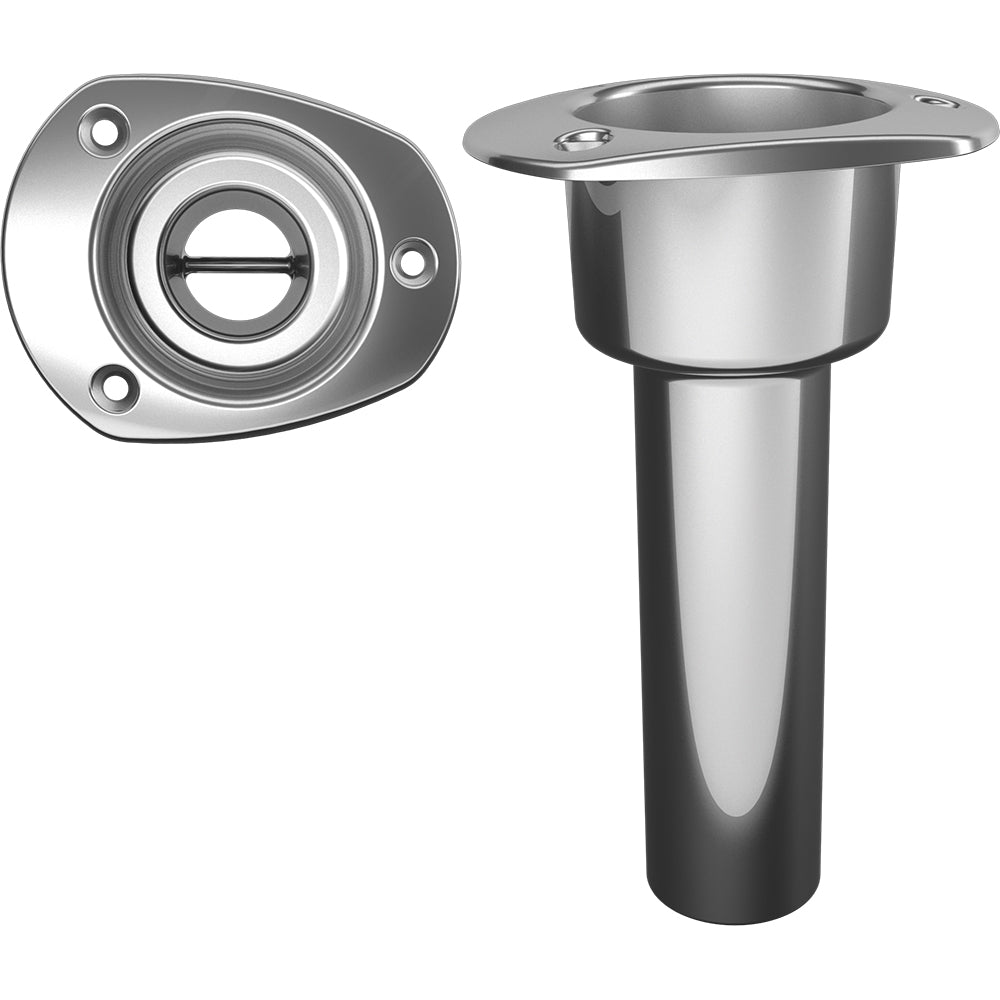 Mate Series Stainless Steel 0 Rod & Cup Holder - Open - Oval Top - Get Tight Gear