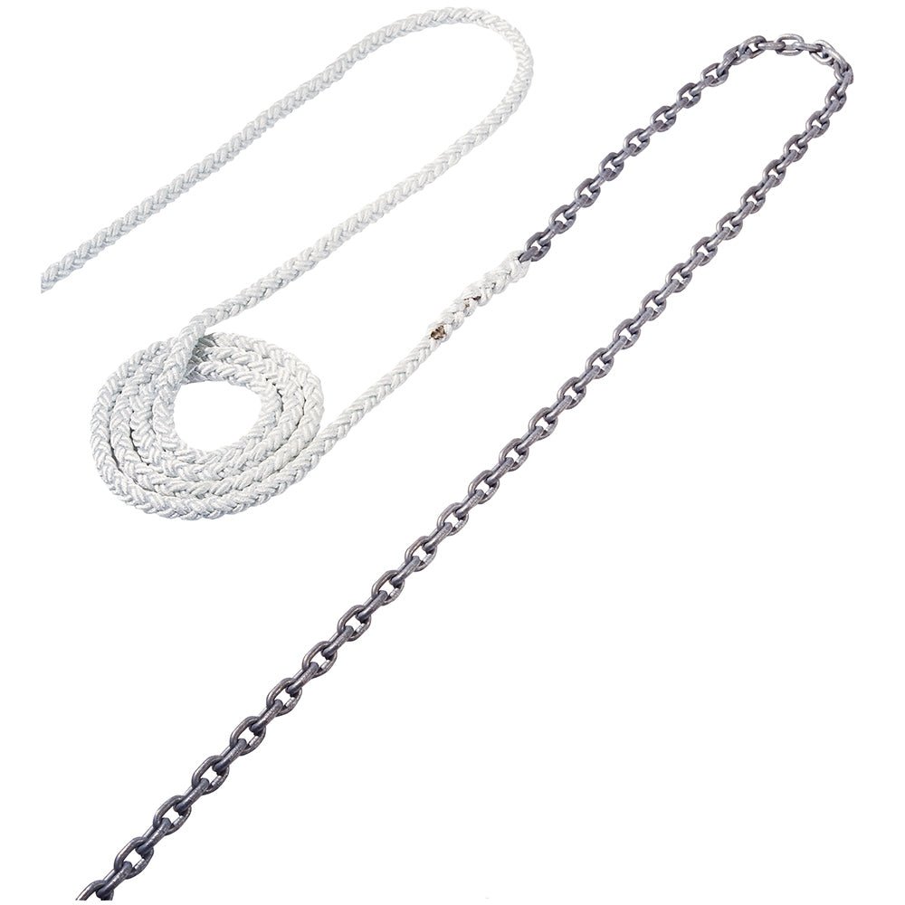 Maxwell Anchor Rode - 30' - 5/16" Chain to 150' - 5/8" Nylon Brait - Get Tight Gear