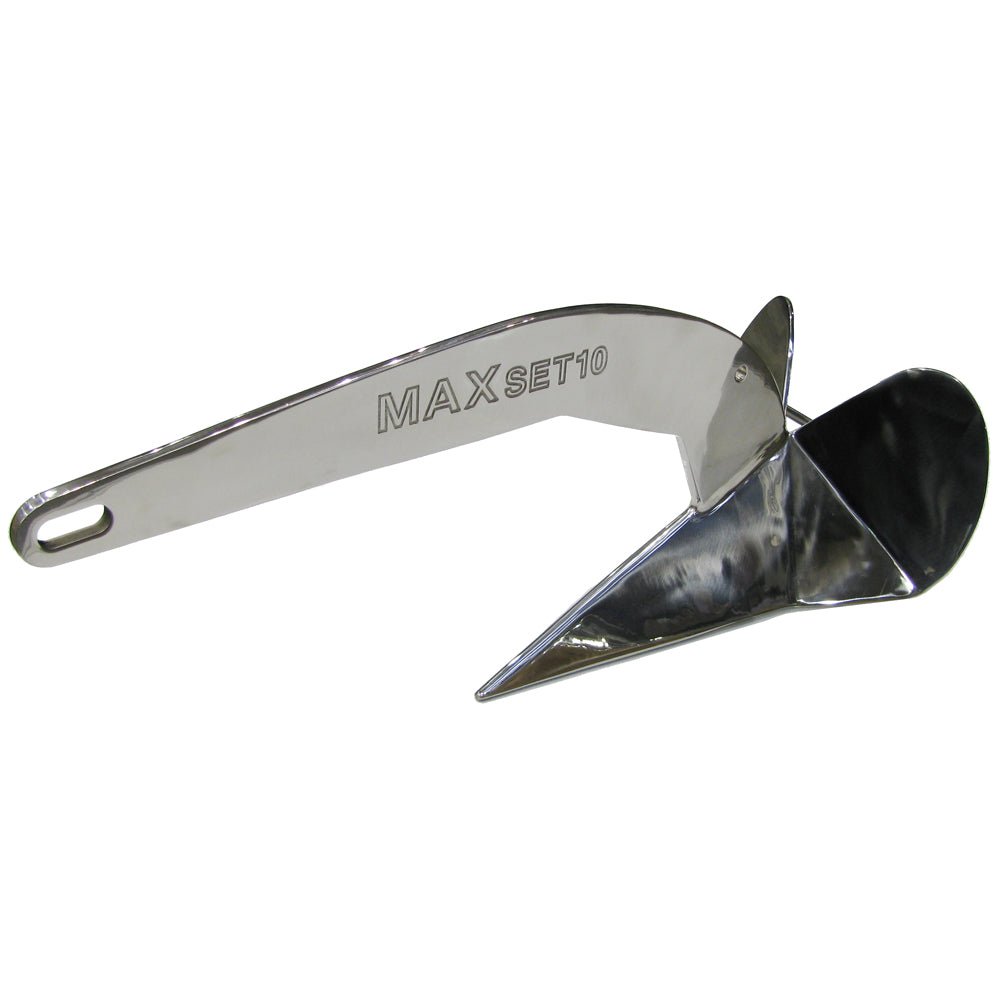 Maxwell MAXSET Stainless Steel Anchor - 22lbs - Get Tight Gear