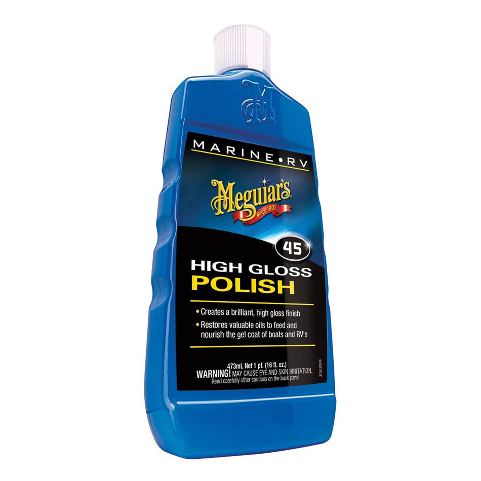 Meguiar's 45 Boat/RV Polish & Gloss Enhancer - 16oz - Get Tight Gear