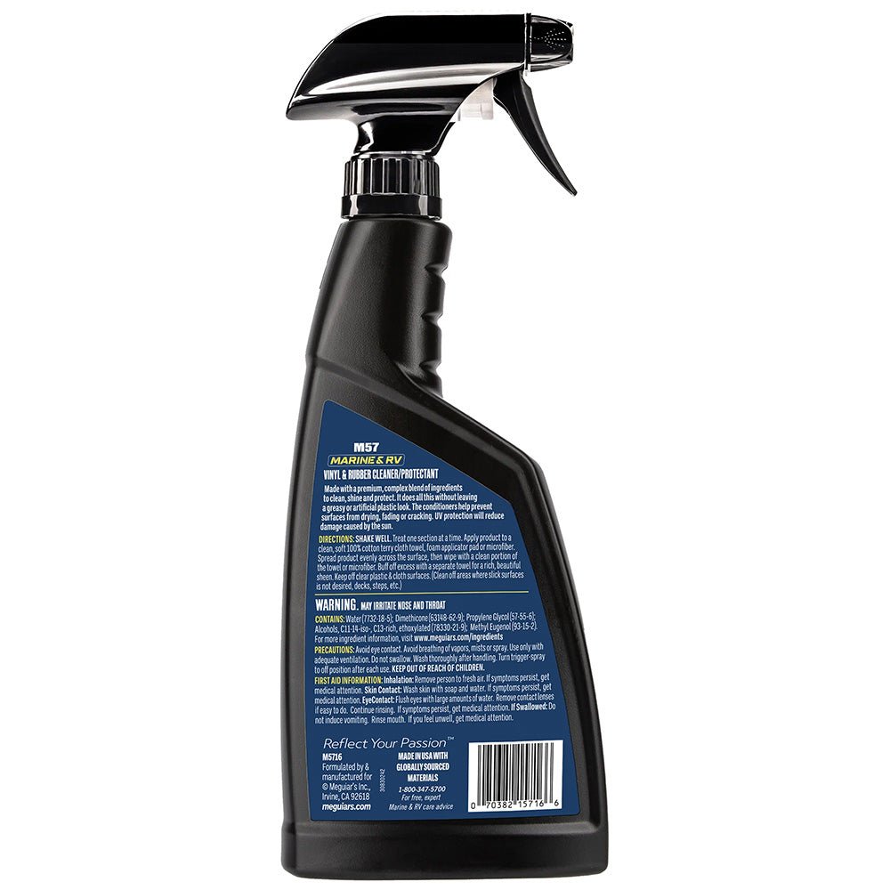 Meguiar's 57 Vinyl and Rubber Clearner/Conditioner - 16oz - Get Tight Gear