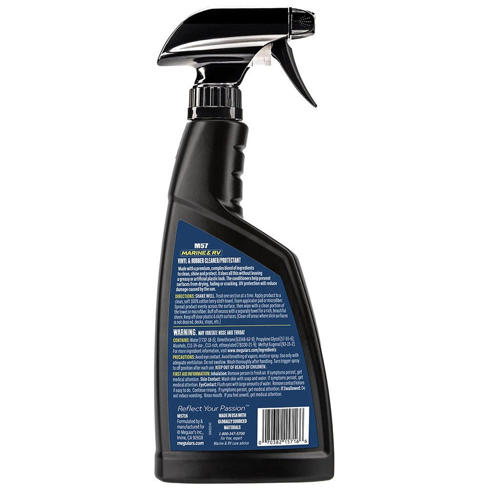 Meguiar's 57 Vinyl and Rubber Clearner/Conditioner - 16oz - Get Tight Gear