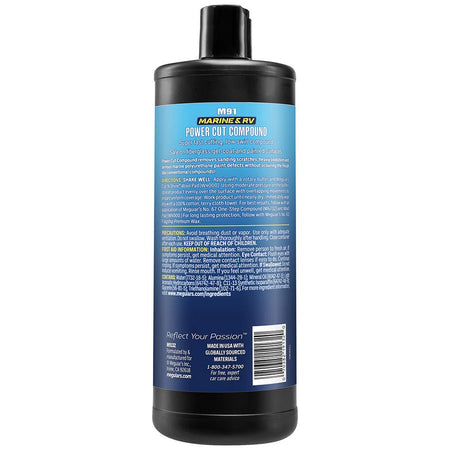 Meguiar's 91 Marine/RV Pro Grade Power Cut Compound - 32oz - Get Tight Gear