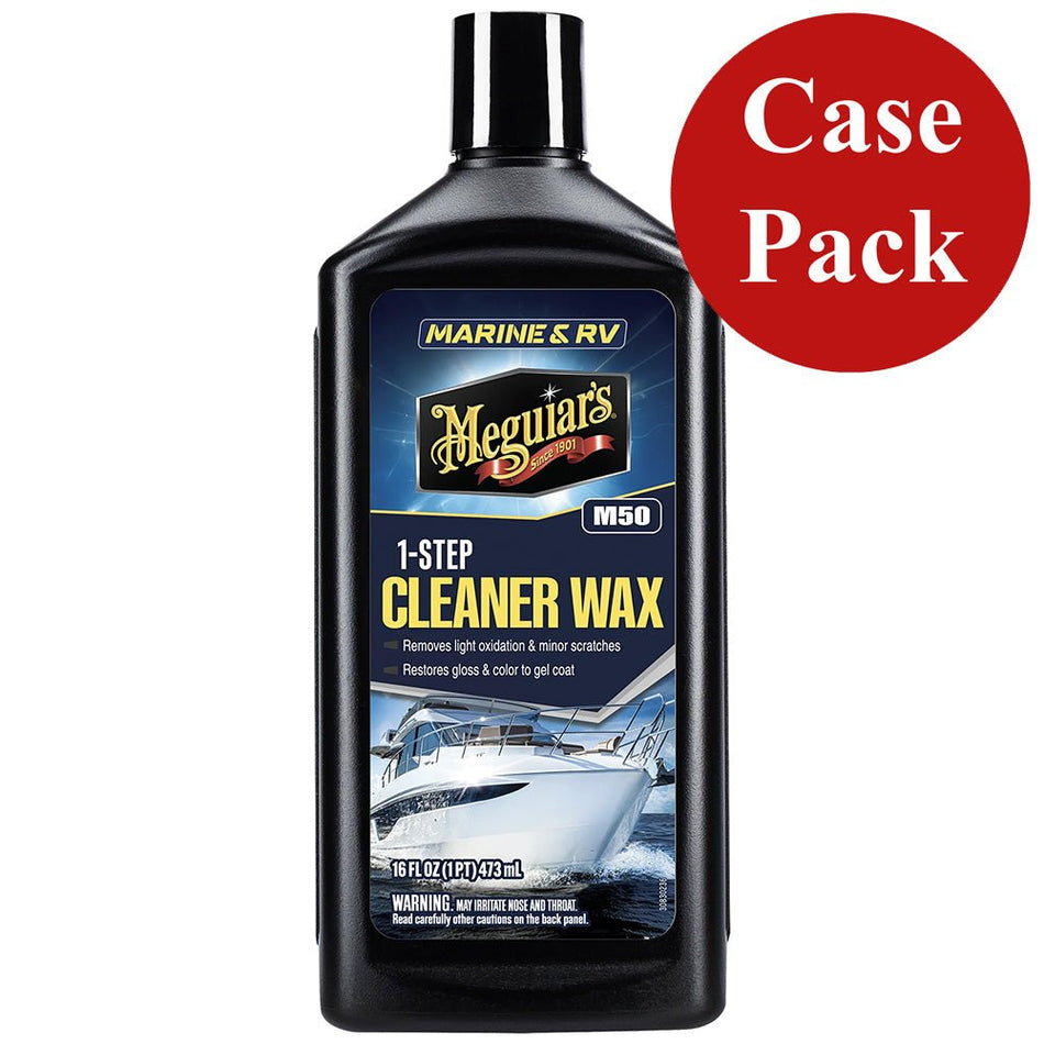 Meguiar's Boat/RV Cleaner Wax - 16 oz - *Case of 6* - Get Tight Gear