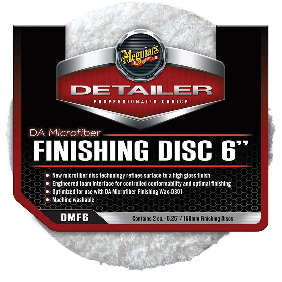 Meguiar's DA Microfiber Finishing Disc - 6" - 2 - Pack - Get Tight Gear