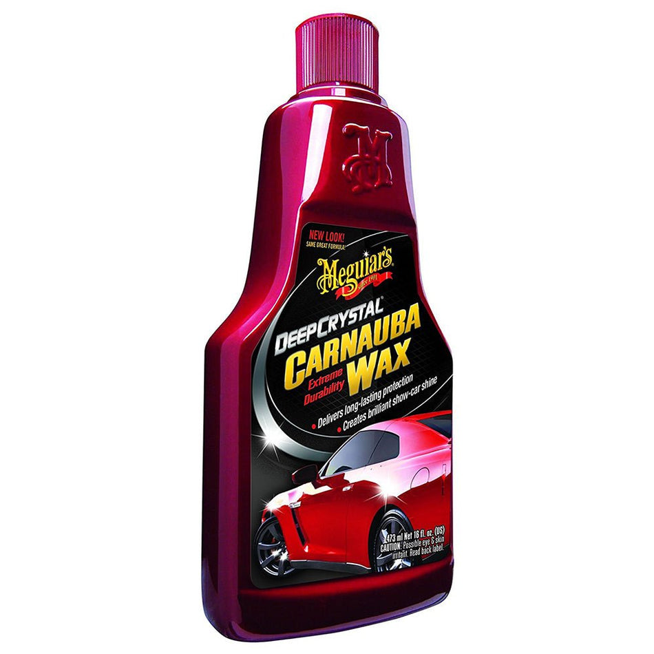Meguiar's Deep Crystal Carnauba Wax - 16oz - Get Tight Gear