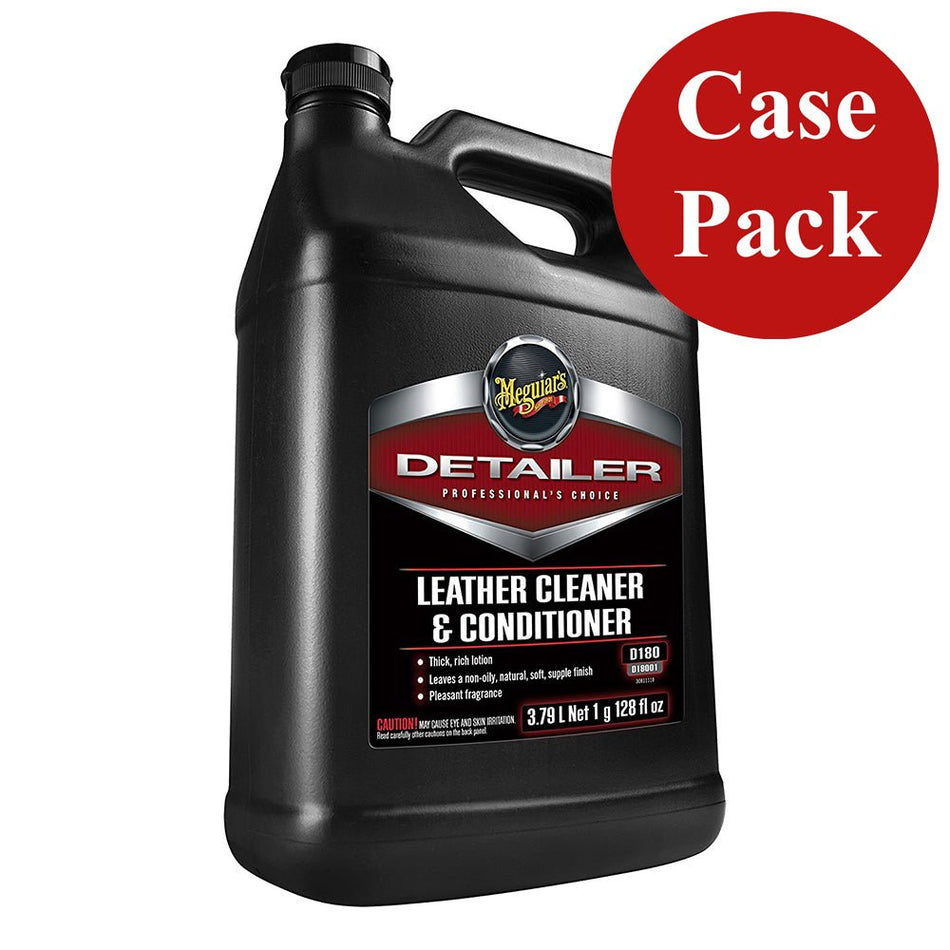 Meguiar's Detailer Leather Cleaner & Conditioner - 1 - Gallon *Case of 4* - Get Tight Gear