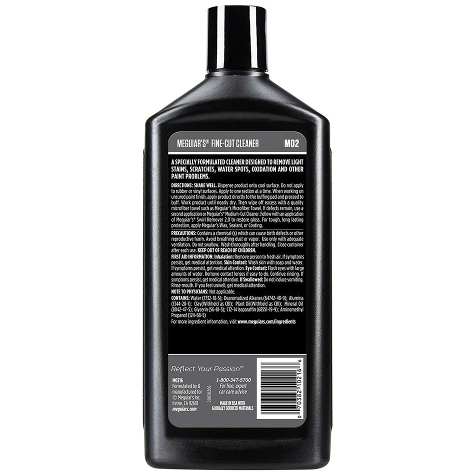 Meguiar's Fine - Cut Cleaner - 16oz - Get Tight Gear