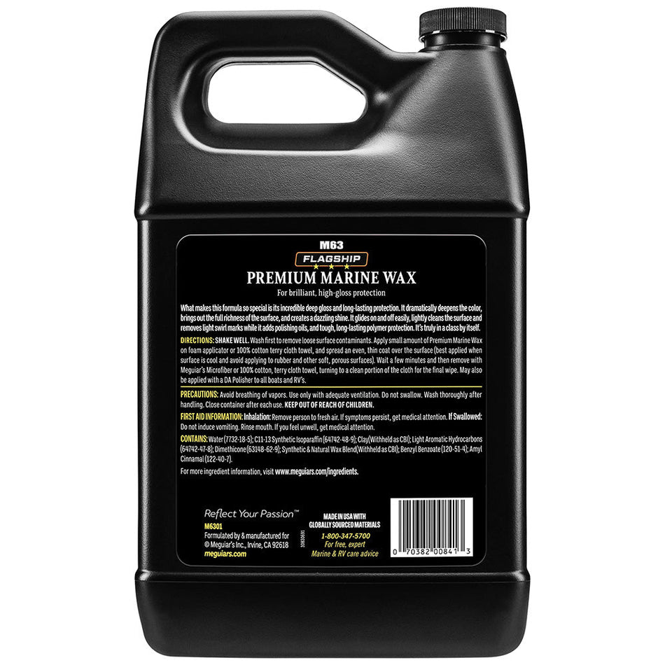 Meguiar's Flagship Premium Marine Wax - 1 Gallon - Get Tight Gear