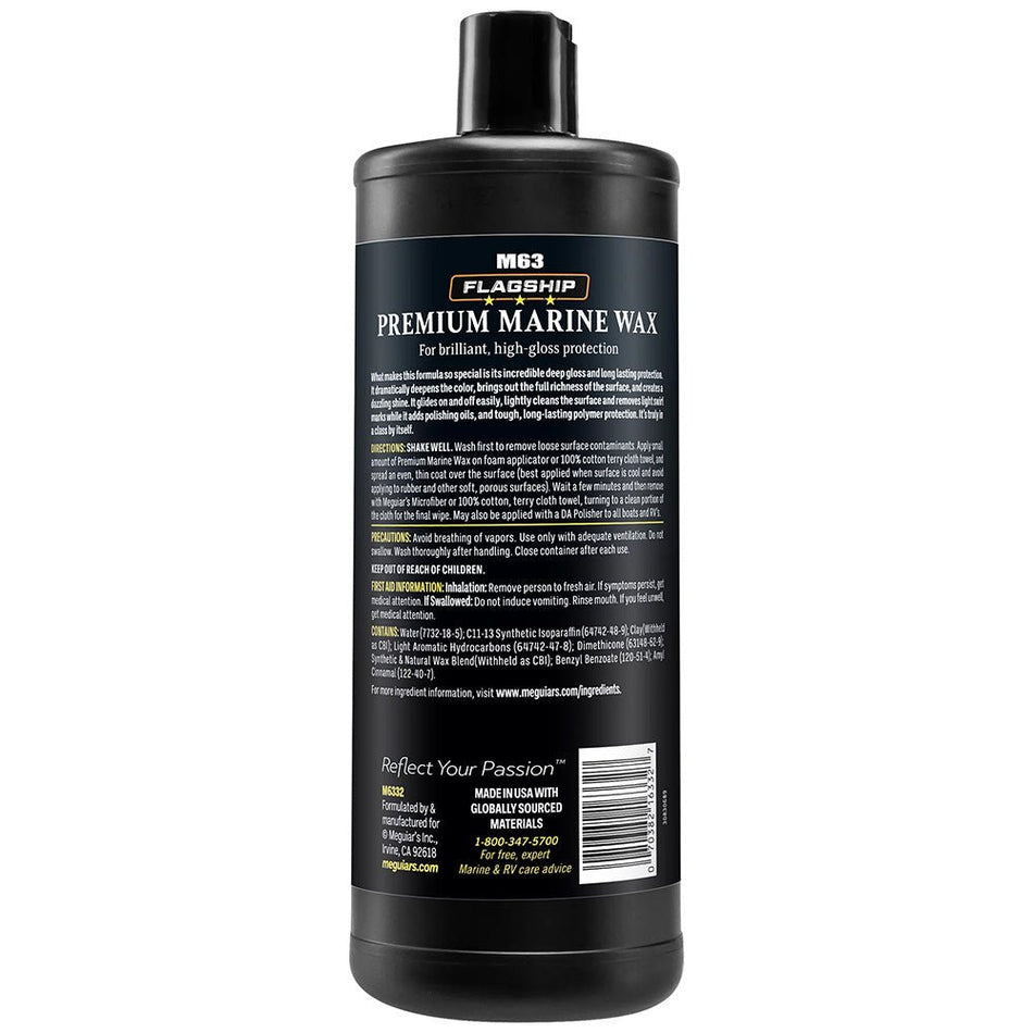 Meguiar's Flagship Premium Marine Wax - 32oz - Get Tight Gear