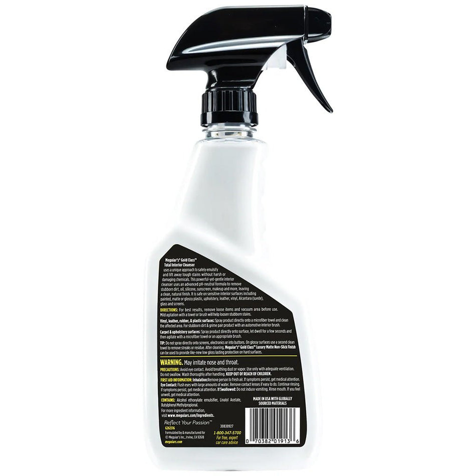 Meguiar's Gold Class Total Interior Cleanser - 16oz - Get Tight Gear