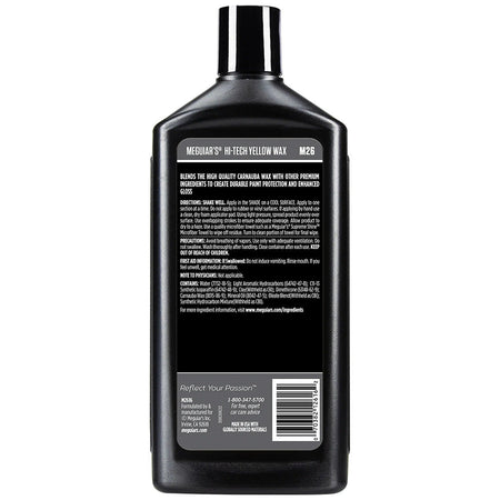 Meguiar's Hi - Tech Yellow Wax - 16oz - Get Tight Gear