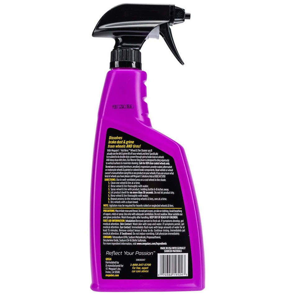 Meguiar's Hot Rims Wheel & Tire Cleaner - 24oz - Get Tight Gear