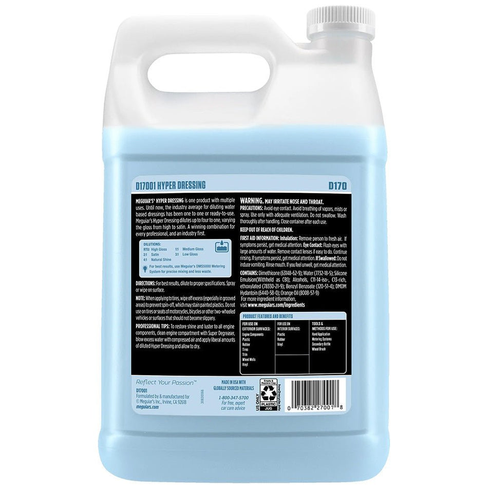 Meguiar's Hyper Dressing - 1 Gallon - Get Tight Gear