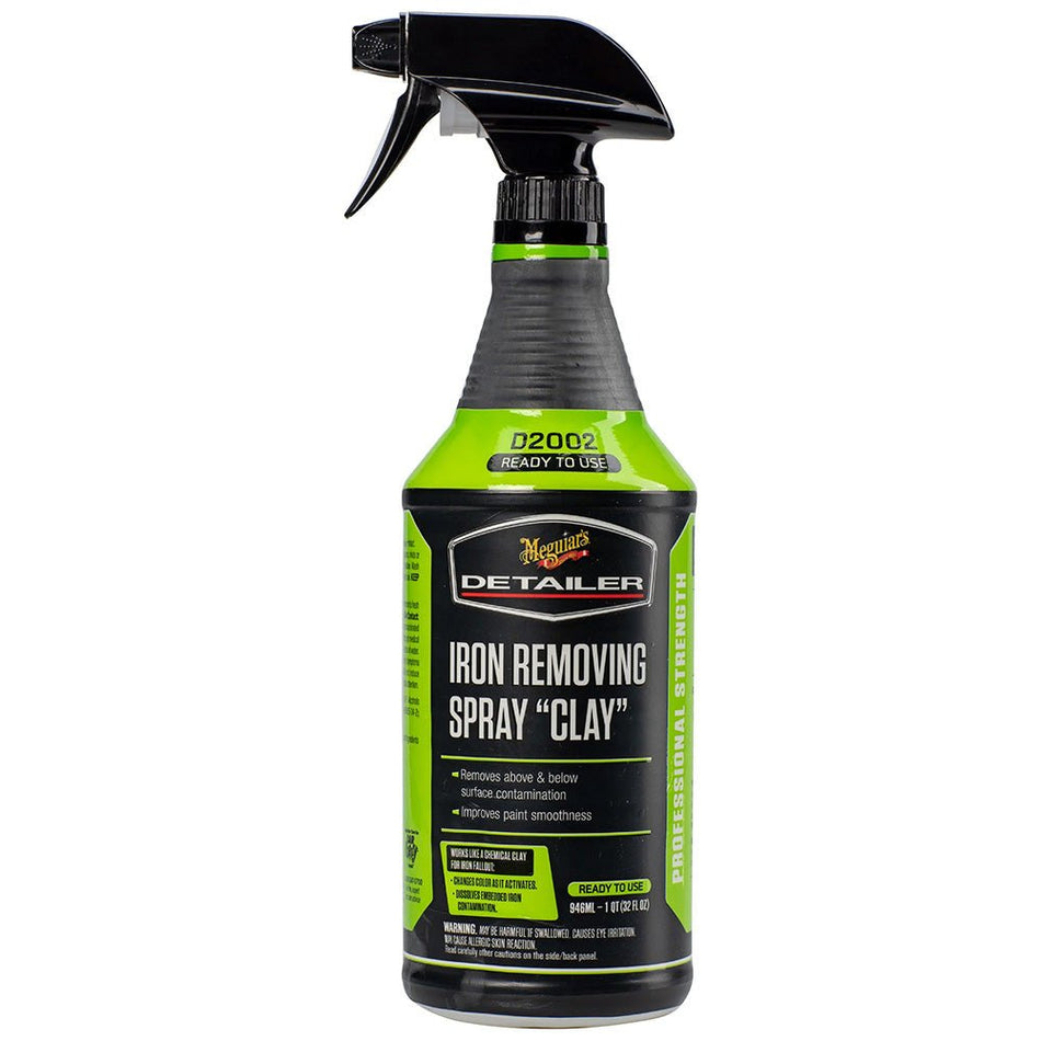 Meguiar's Iron Removing Spray "Clay" - 32oz - Get Tight Gear