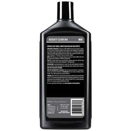 Meguiar's M6 Mirror Glaze Cleaner Wax - 16oz - Get Tight Gear