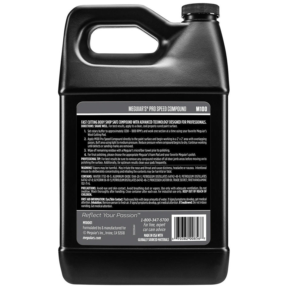 Meguiar's Pro Speed Compound - 1 Gallon - Get Tight Gear