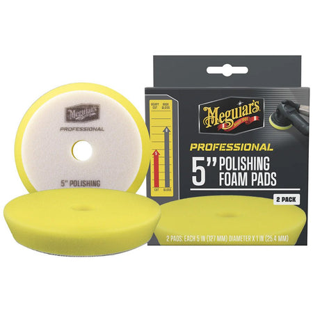 Meguiar's Professional 5" Polishing Foam Pads *2 - Pack - Get Tight Gear