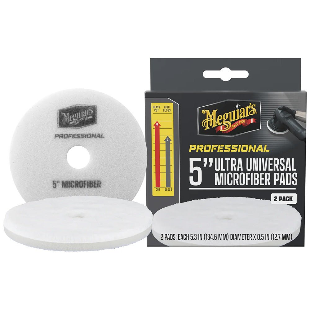 Meguiar's Professional 5" Ultra Universal Microfiber Pads *2 - Pack - Get Tight Gear